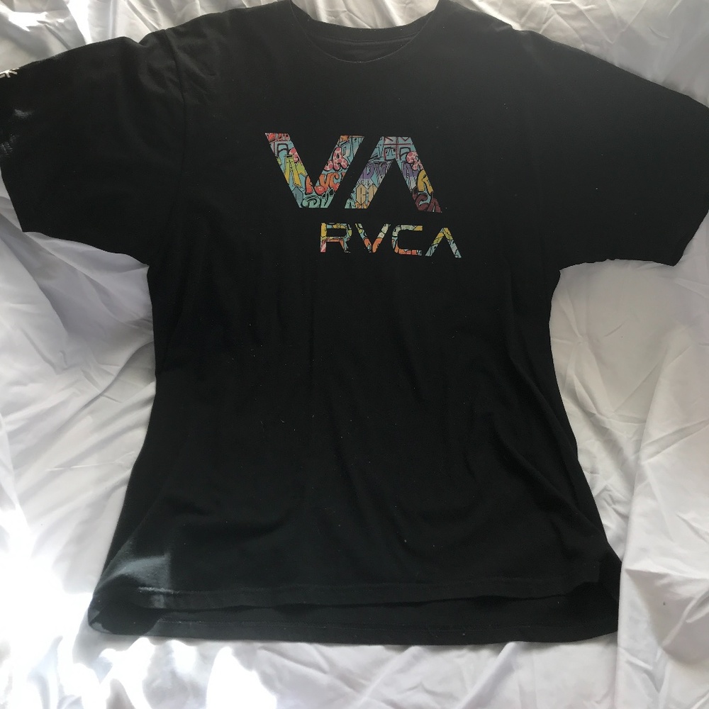 RVCA VA Mens Black Tee XL